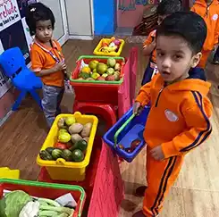 Pre-school Indirapuram Vegetable Vendor Activity